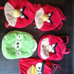 angry bird back pack bags