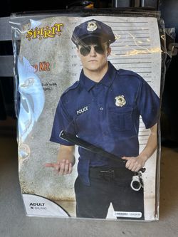 Adult Cop Halloween Costume