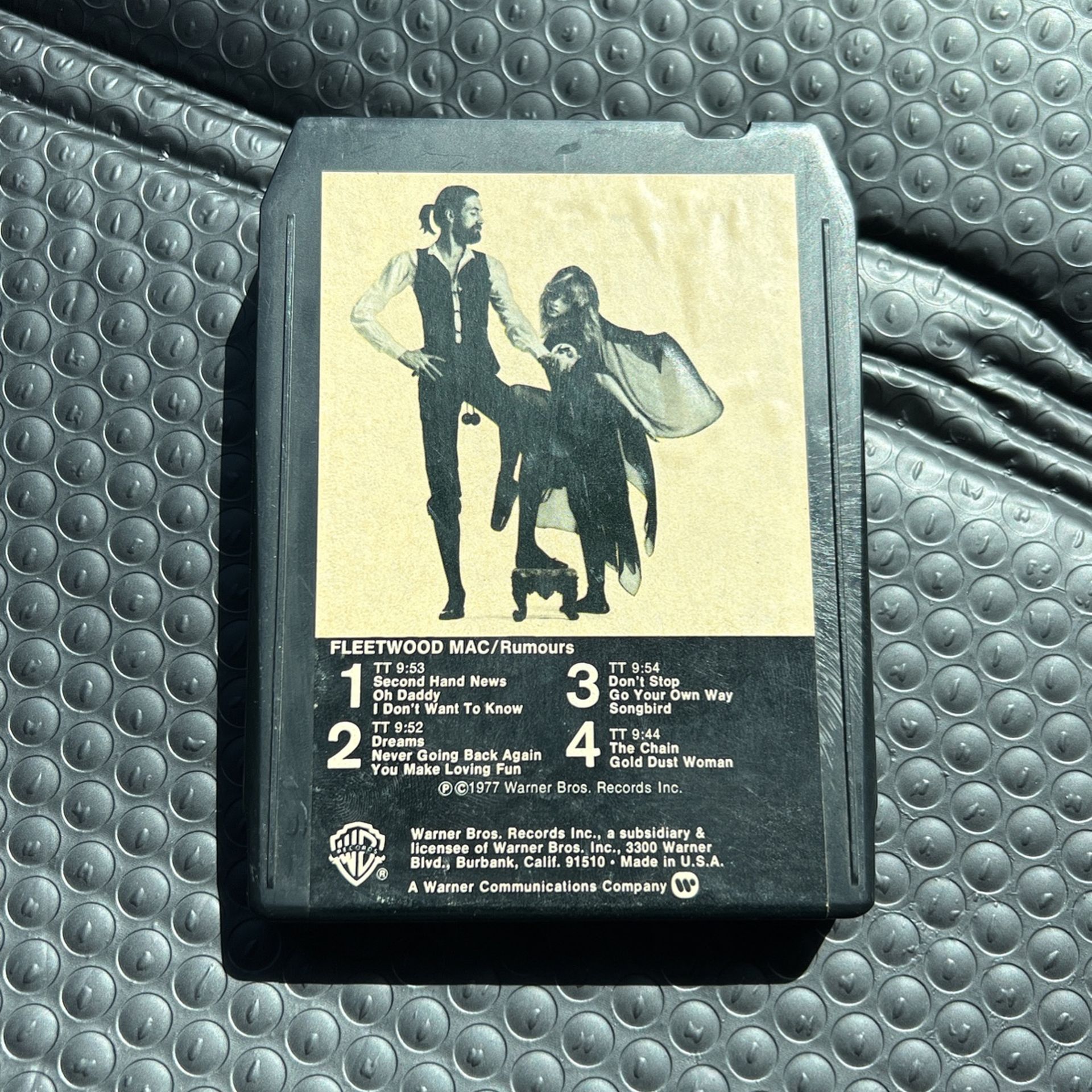 FLEETWOOD MAC RUMORS 8 TRACK CASSETTE TAPE ROCK MUSIC