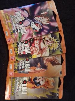 Dragon Ball Super Card Game Fusion World Story Booster 01 Packs x4