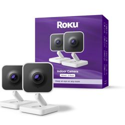 New Sealed Roku Security Camera 2 pack