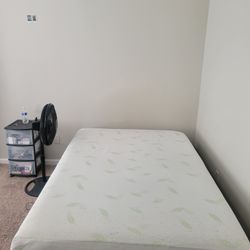 Queen Mattress Along With Bed Frame For 100 Bucks