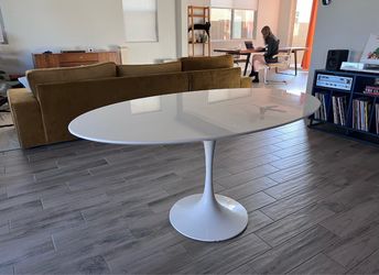 Oval Laquer Dining Table