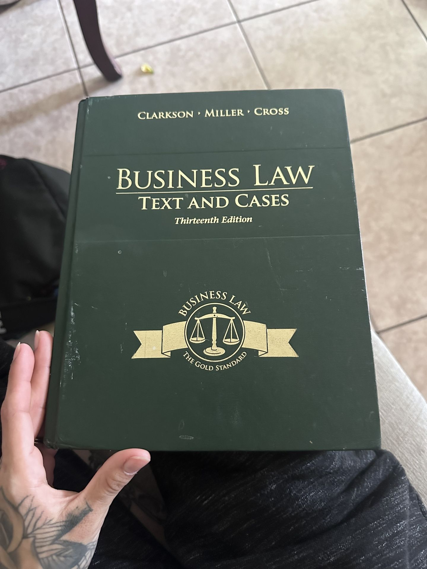 Business Law Book Hard Covered Book