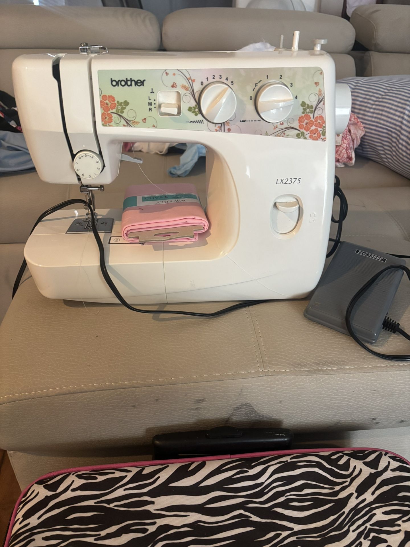 Brother Sewing Machine with Bag