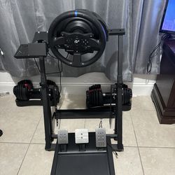 Thrustmaster t300 with wheel stand 