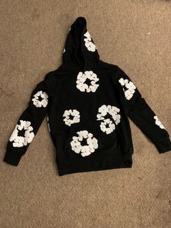 denim tears the cotton wreath sweatshirt black