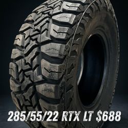 New tires pegasus RTX LT   285//55//22 $688