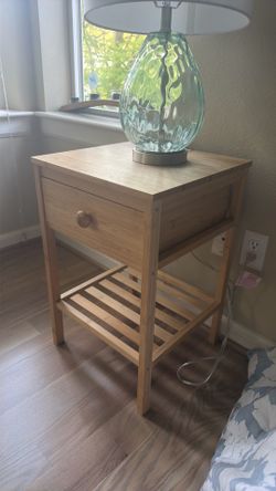 Bamboo nightstand