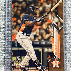 Yordan Alvarez Houston Astros 2020 Topps Update Series All-Star Rookie Gold Cup Rookie Debut Gold /2020!