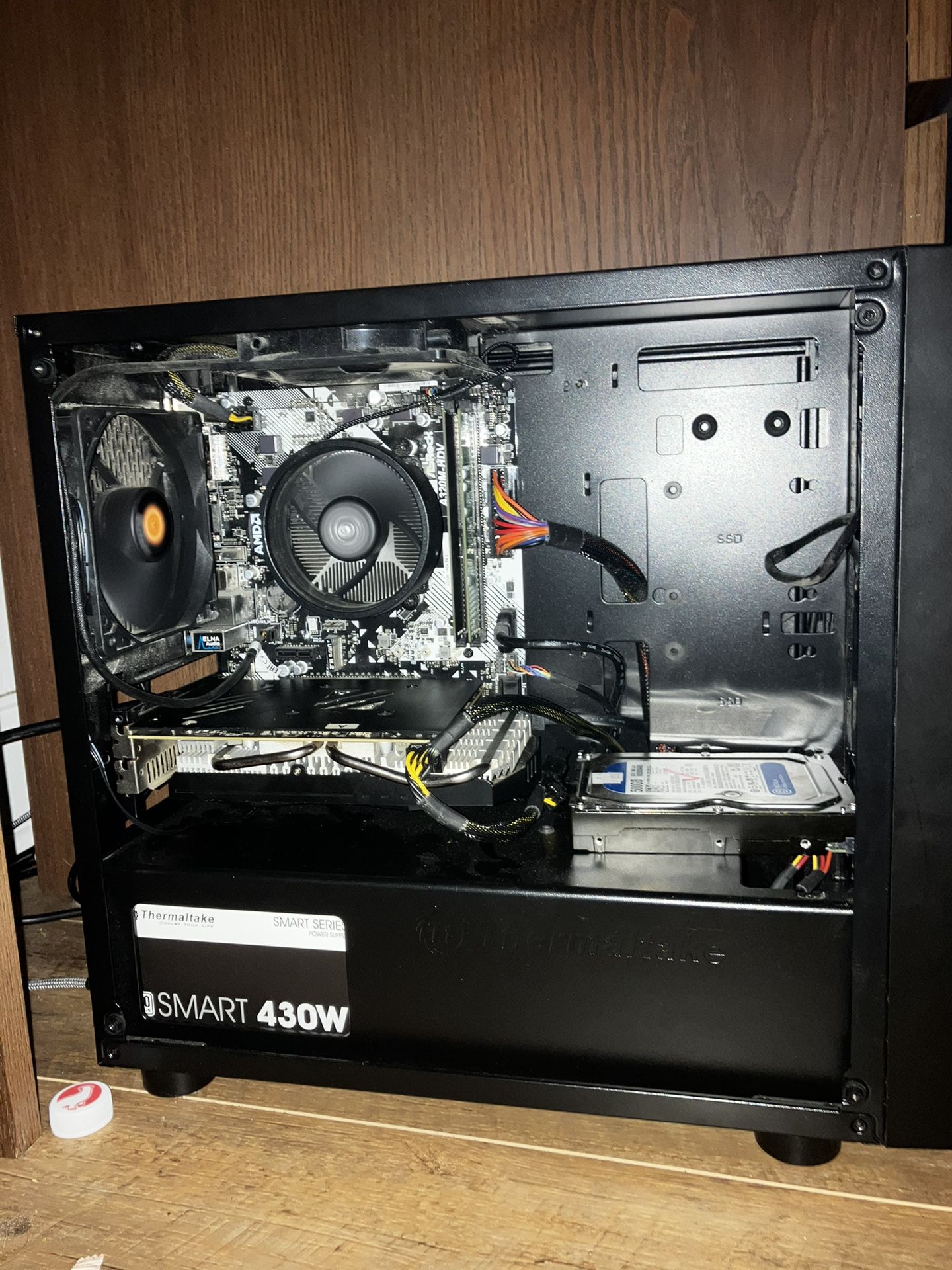 Gaming PC, Ryzen 3 1200, 16Gb DDR4, 80Gb SSD + 500Gb HDD,  RX 570 4Gb