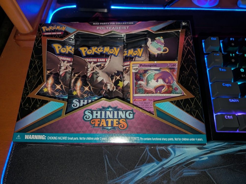 Pokemon TCG: Shining Fates Mad Party Pin Collection - Poltergeist