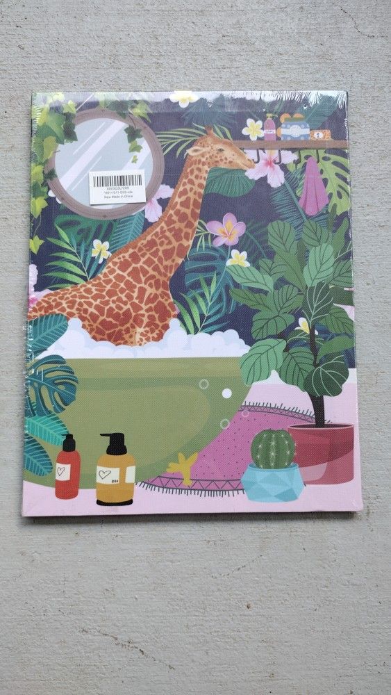 New Canvas Wall Art Print Giraffe