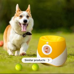Automatic Ball Launcher Dog Toy Mini Size Tennis Ball Thrower