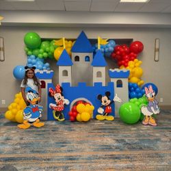 Castle Party Backdrop Decoration