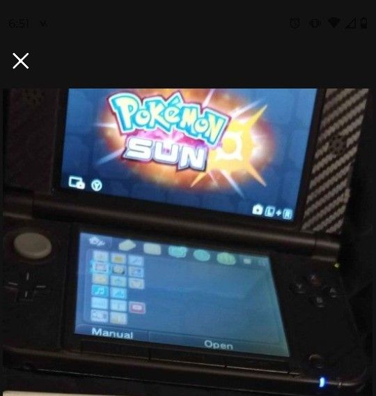 Nintendo 3ds XL Black Console With Charger, Stylus Pen