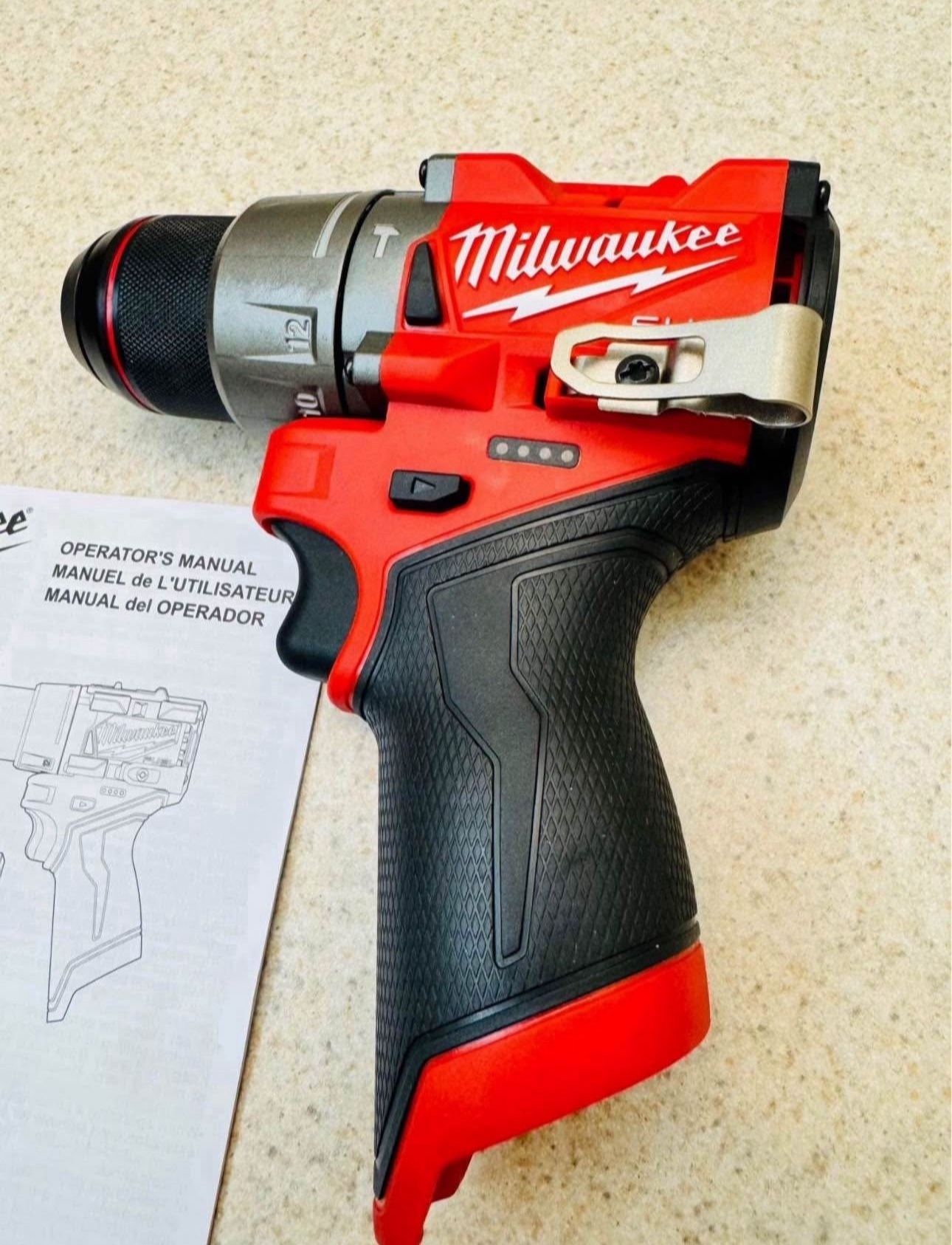 🔥 Milwaukee M12 Fuel 1/2" Hammer Drill/ Driver
