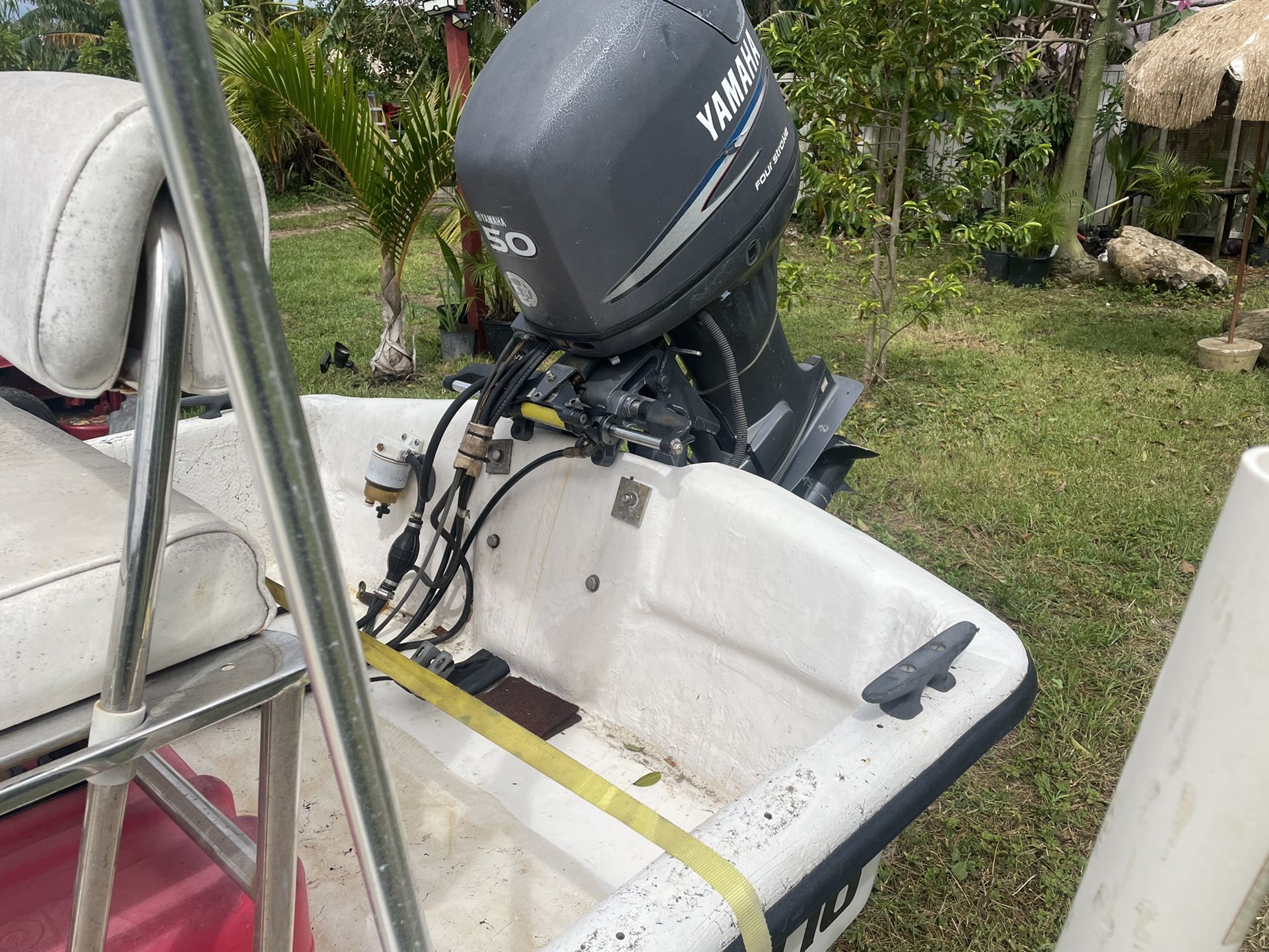 J16 Carolina skiff With a Runing Yamaha 50HP 4stroke New Transom With