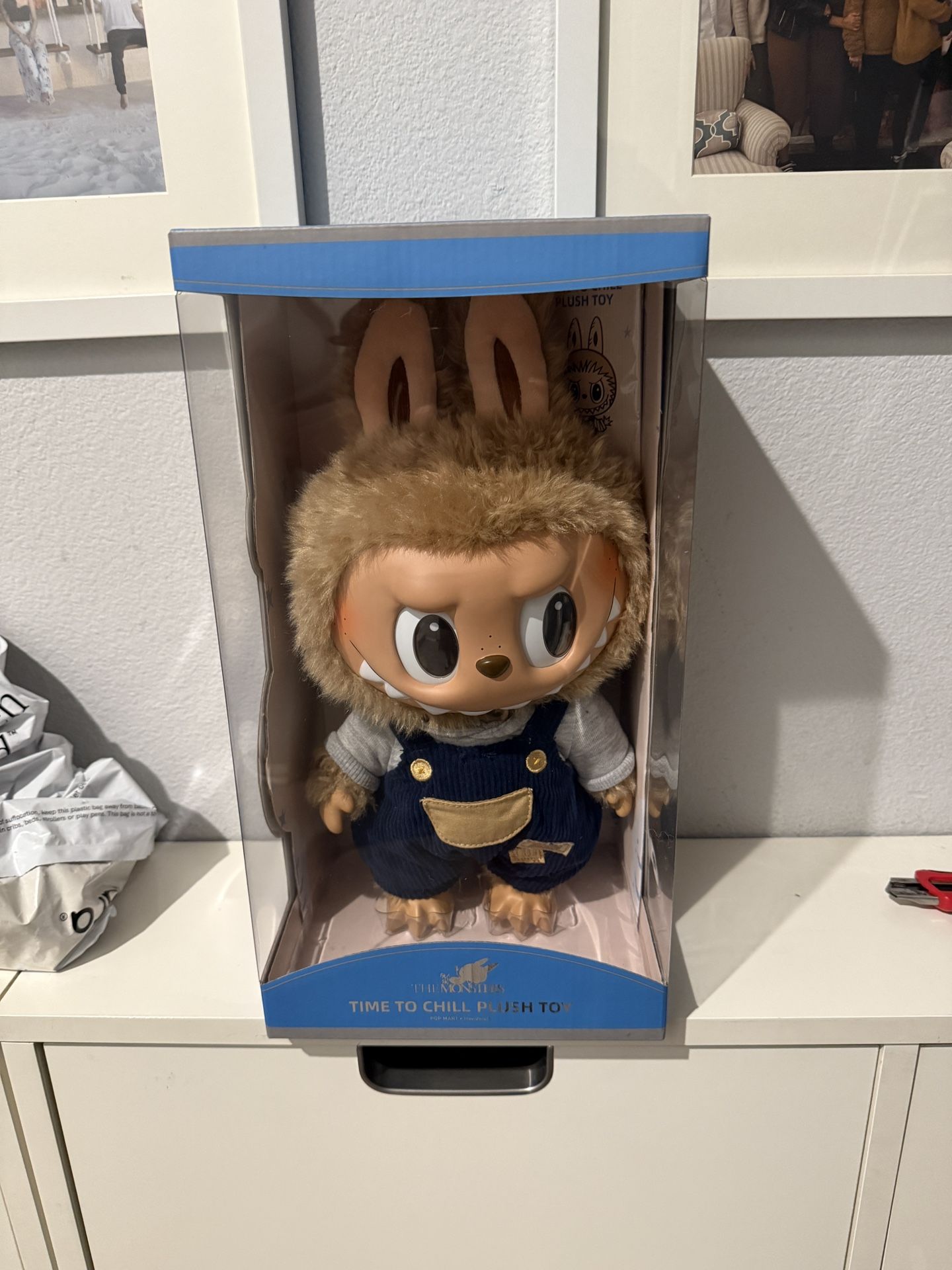 Brand New Pop Mart Labubu Time To Chill Plush Doll