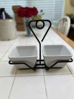 Pampered Chef 3-piece Condiment Tray