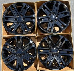 20” Ford F150 factory wheels rims gloss black new F-150