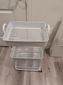 Metal 3 tier cart