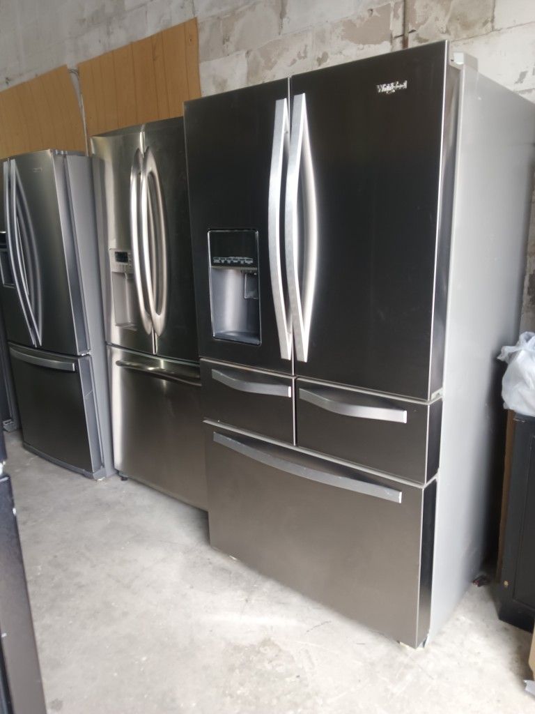Whirlpool Refrigerator Stainless Steel Everything Works Good
