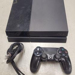 PS4 With Power Cord & 1 Controller Works Perfectly 