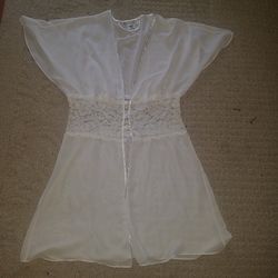 Beautiful white robe