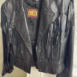 women's leather jacket