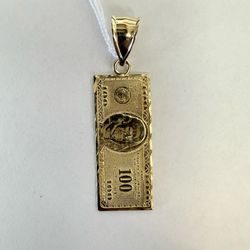 10K Gold $100 Bil Charm