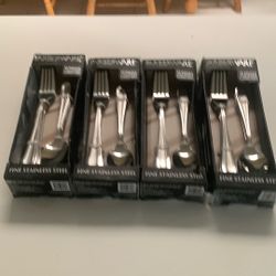 Farberware 12pc Sets Tablespoons6 and DinneForks6 Three Sets  New