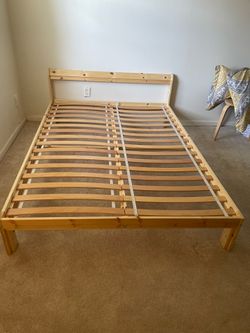 Bed Frame With Slats - Full