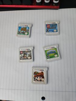 5 3ds Games No Case