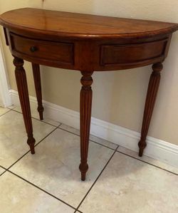 Solid Wood Entry Table 34”Lx17”Wx30”H