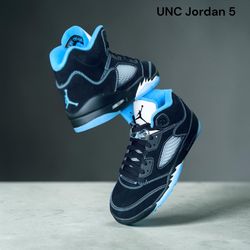 Jordan 5s UNC Blue