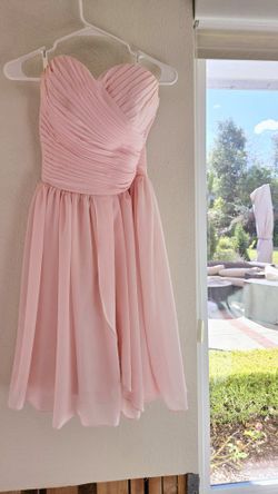 Pink Strapless Dress For Wedding, Prom Etc...