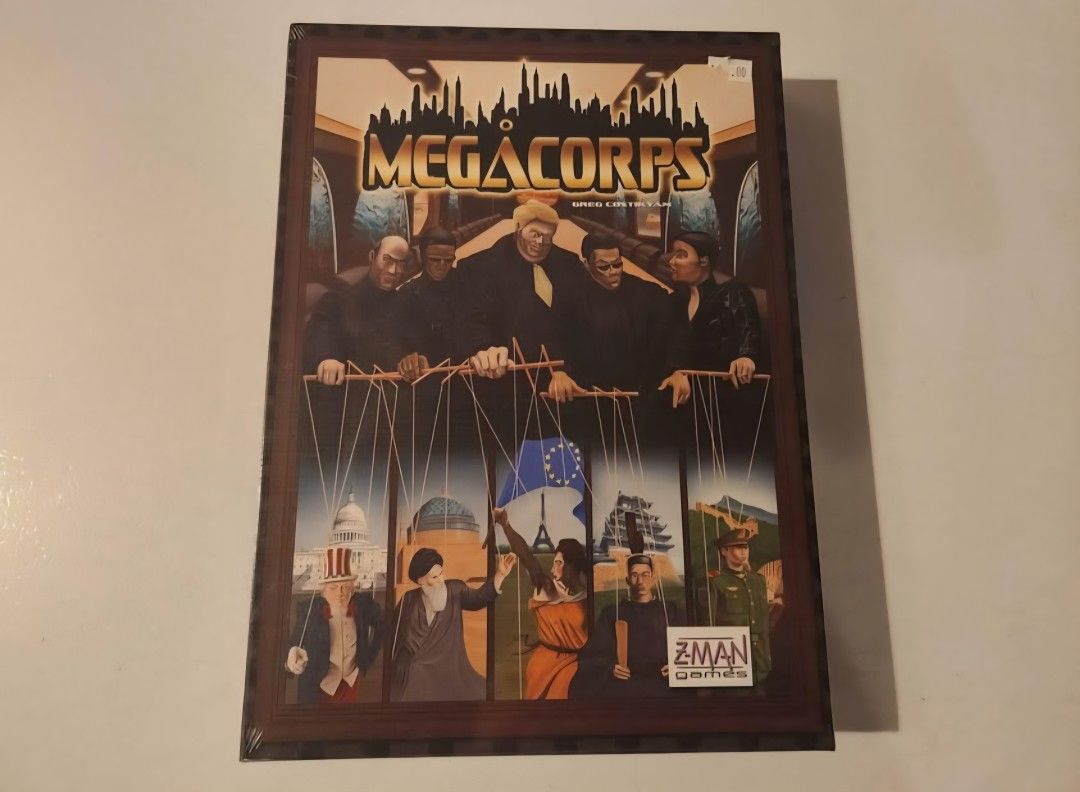 Z-Man Games Megacorps 2009 Indie Board Game Sealed New