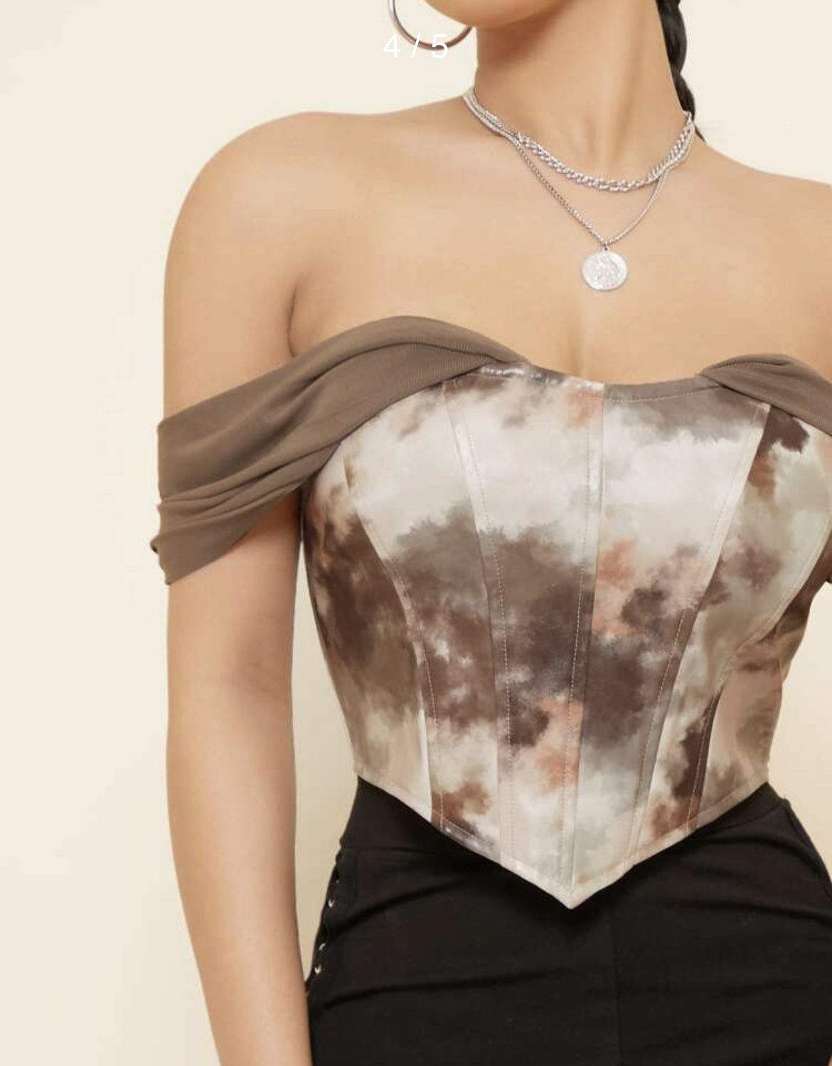 Brown corset Top