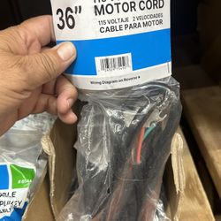 Used ! Cooler Motor Cord 2-speed , See Pics , Different Sizes 