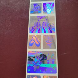Vintage Lisa Frank Holographic Stickers
