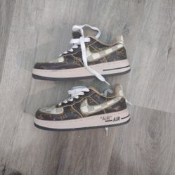 Nike Air Force Ones Louis Vuitton