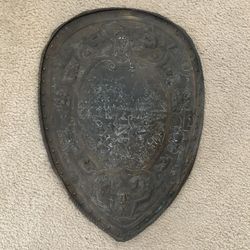 Antique Italian Renaissance Copper Shield🛡️