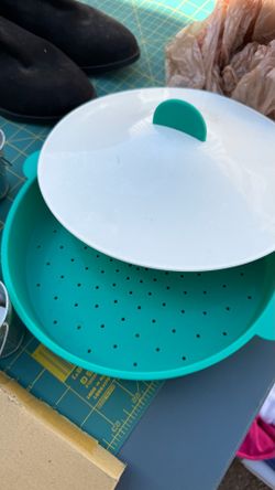 Microwave steamer or strainer