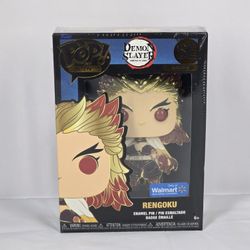 Funko Pop Demon Slayer Rengoku Enamel Pin Walmart Exclusive Special Edition SE