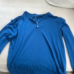 Lands End Slim Fit Large Long Sleeve