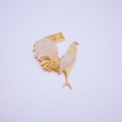 10 Kt gold rooster charm