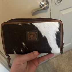 Cow Print Wallet 