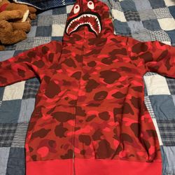 Red Bale Hoodie Medium Very Clean Not Used