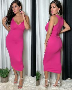 New hot pink dress